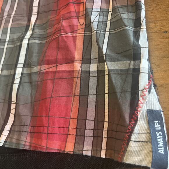 Desigual Polo Shirt Slim Black Red Gray Graphic 100% Cotton Short Sleeve Men's M - Picture 2 of 11